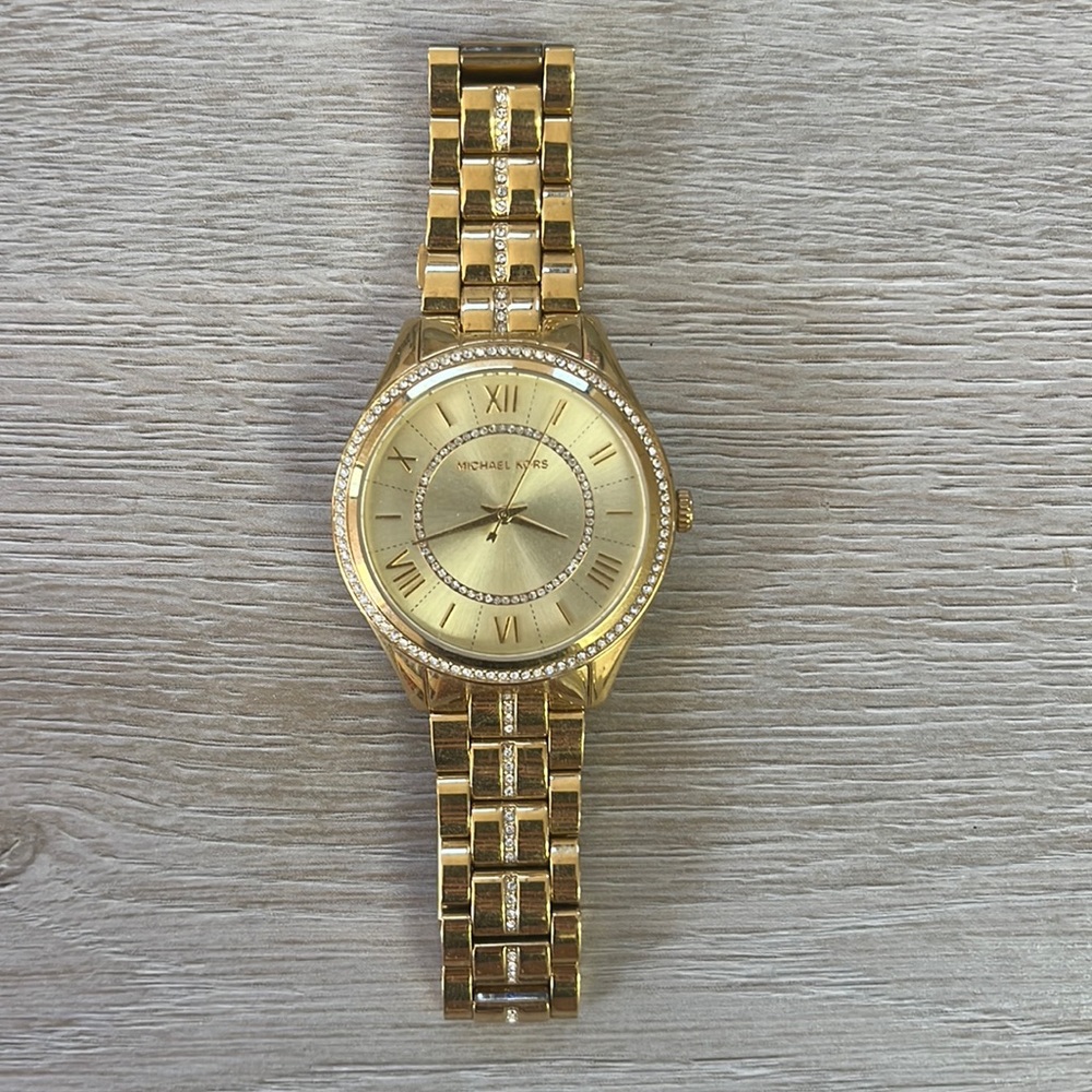 Gold Michael Kors watch